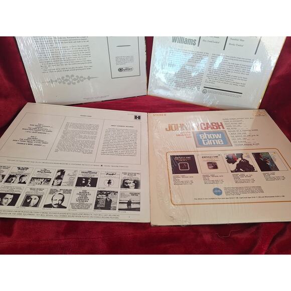 Johnny Cash, Hank Williams & Chet Atkins Country Vinyl LP Lot Of 4- VG+/EX - Picture 8 of 10